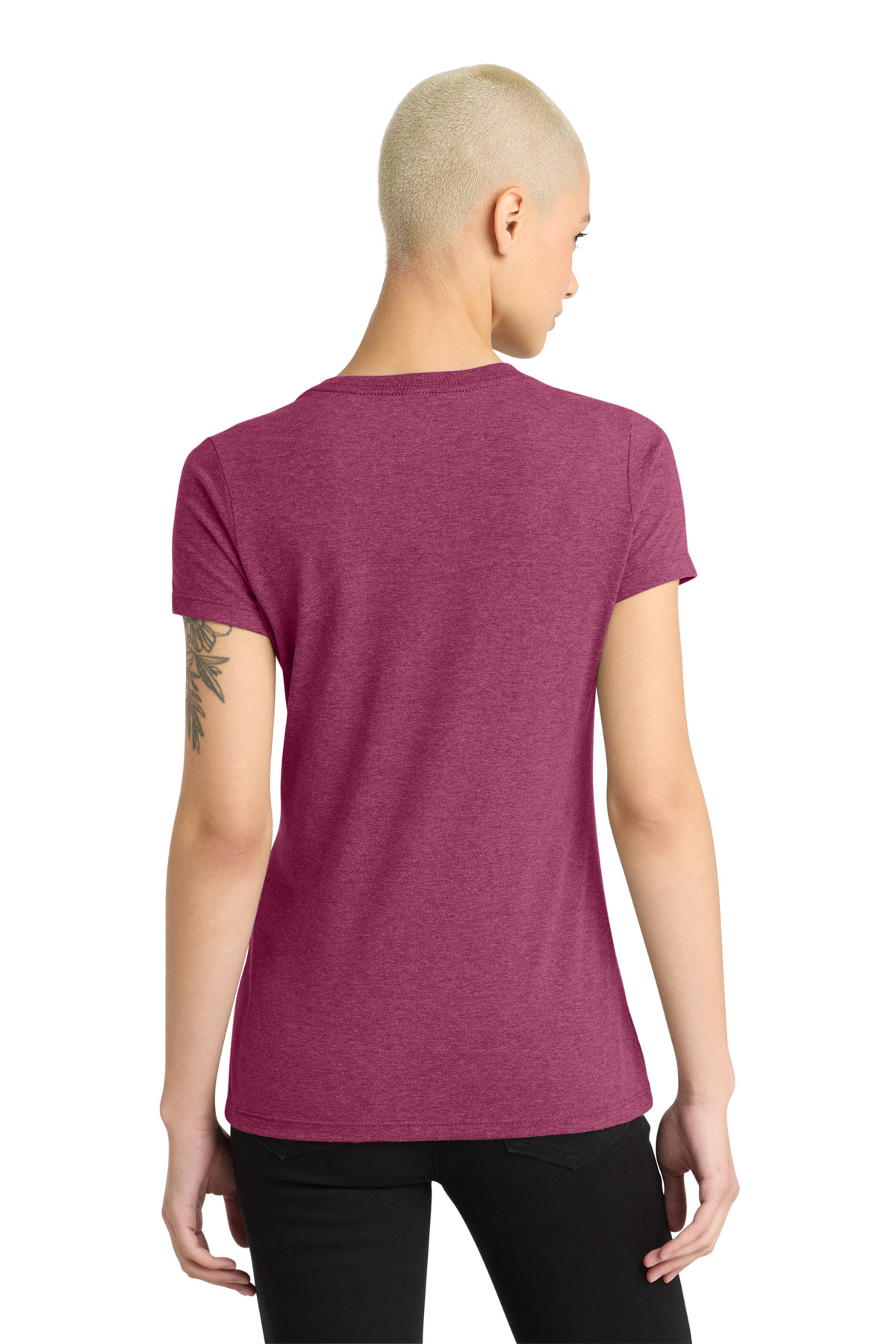District - Women's Perfect Weight V-Neck Tee. DM1170L 10