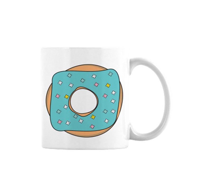 Full Color Glossy Photo Stoneware Mug, 11 oz. 2