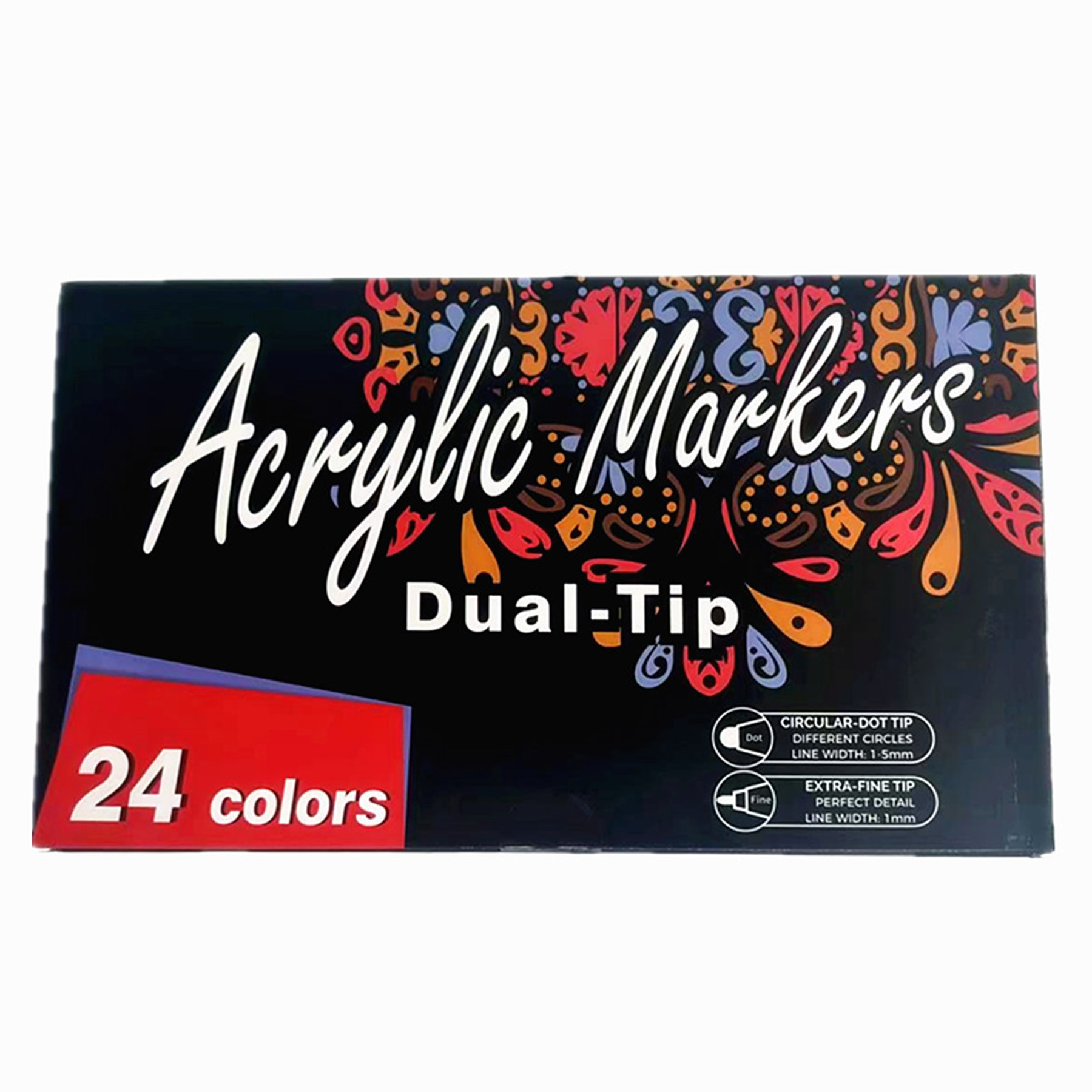 Plastic Water-Based Double-Ended Colored Pen 2