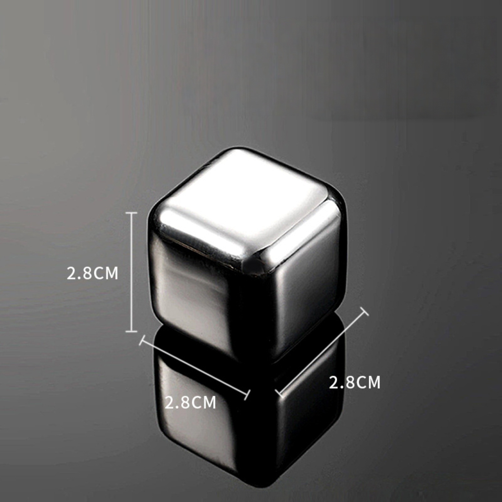 Stainless Steel Reusable Ice Cubes Stones 4