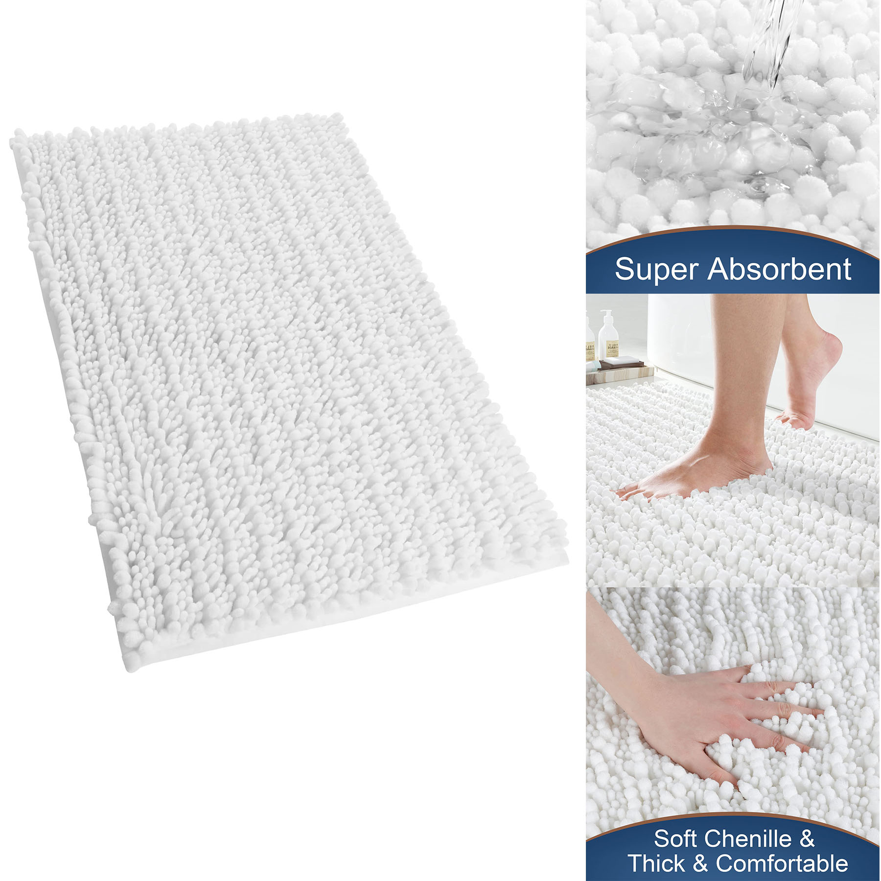 Original Luxury Chenille Bath Mat 2