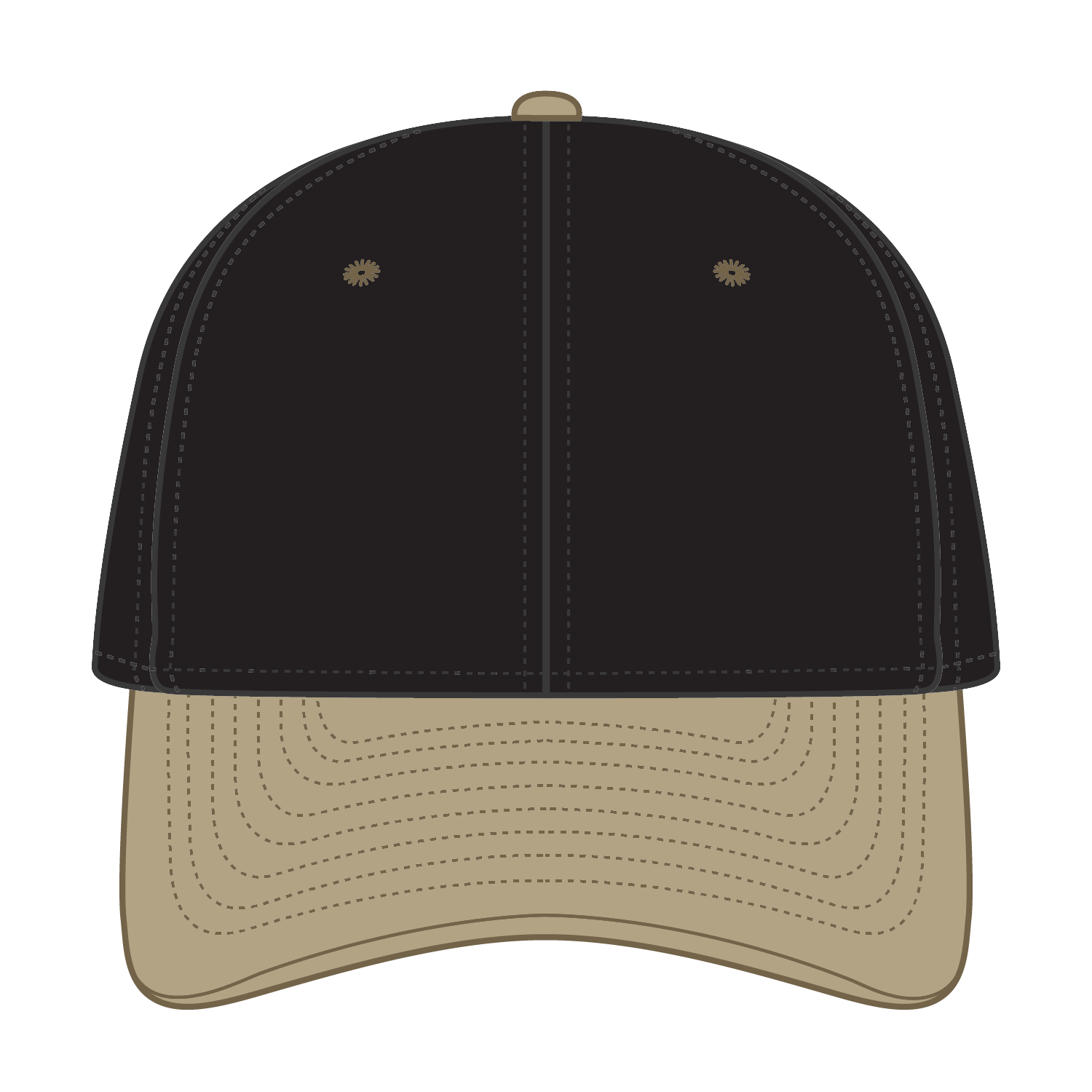OTTO CAP® OTTO FLEX® Fitted 6 Panel Low Profile Baseball Cap 5