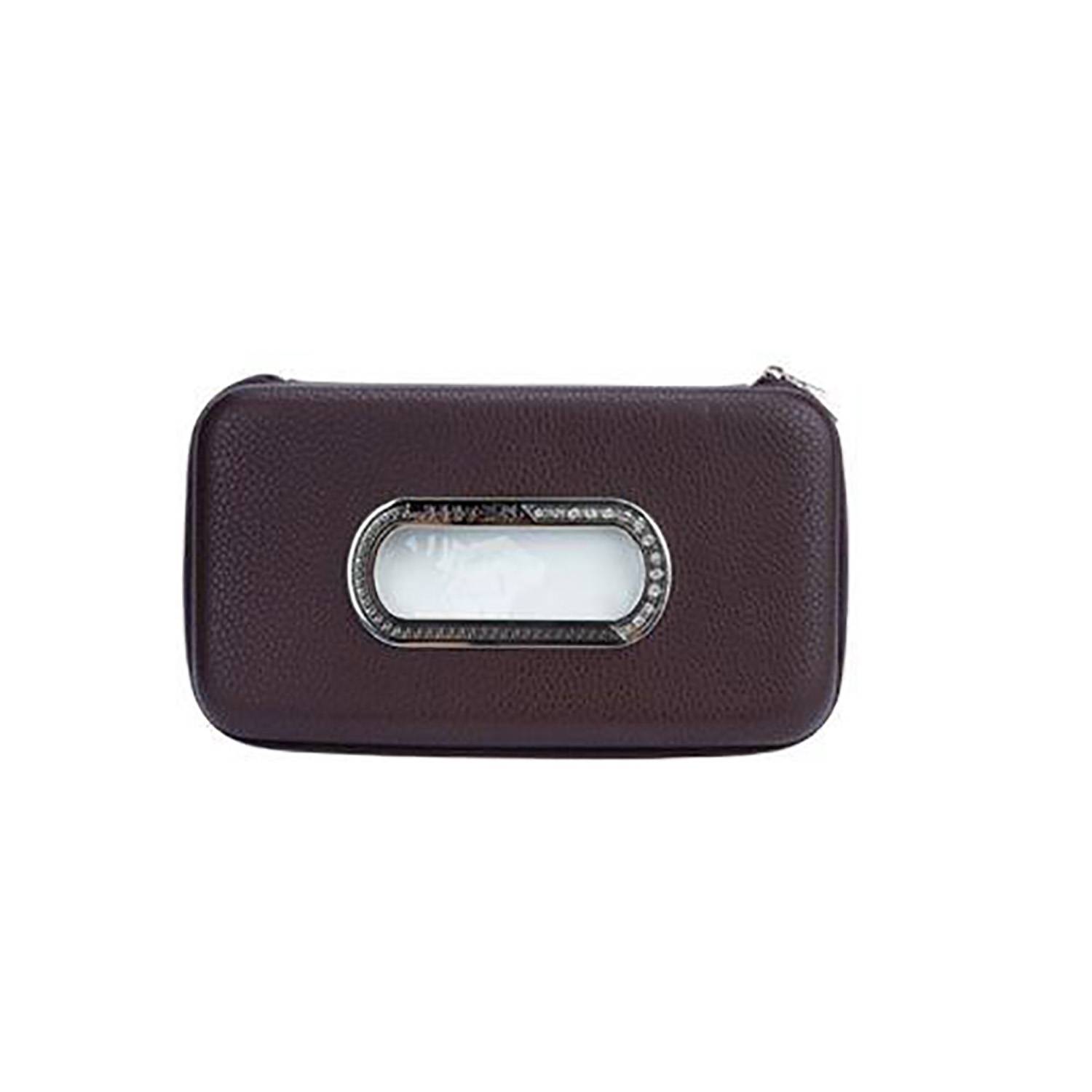 PU Leather Hanging Car Tissue Box 3