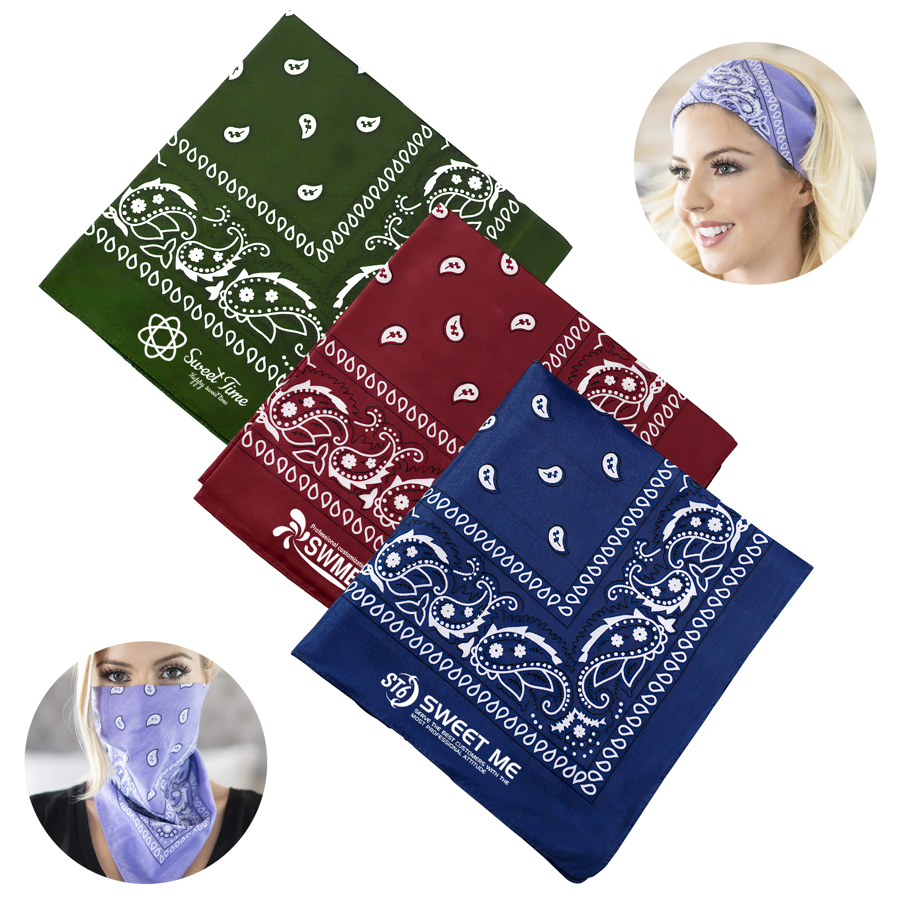 Full Color Printed Custom Bandana 4