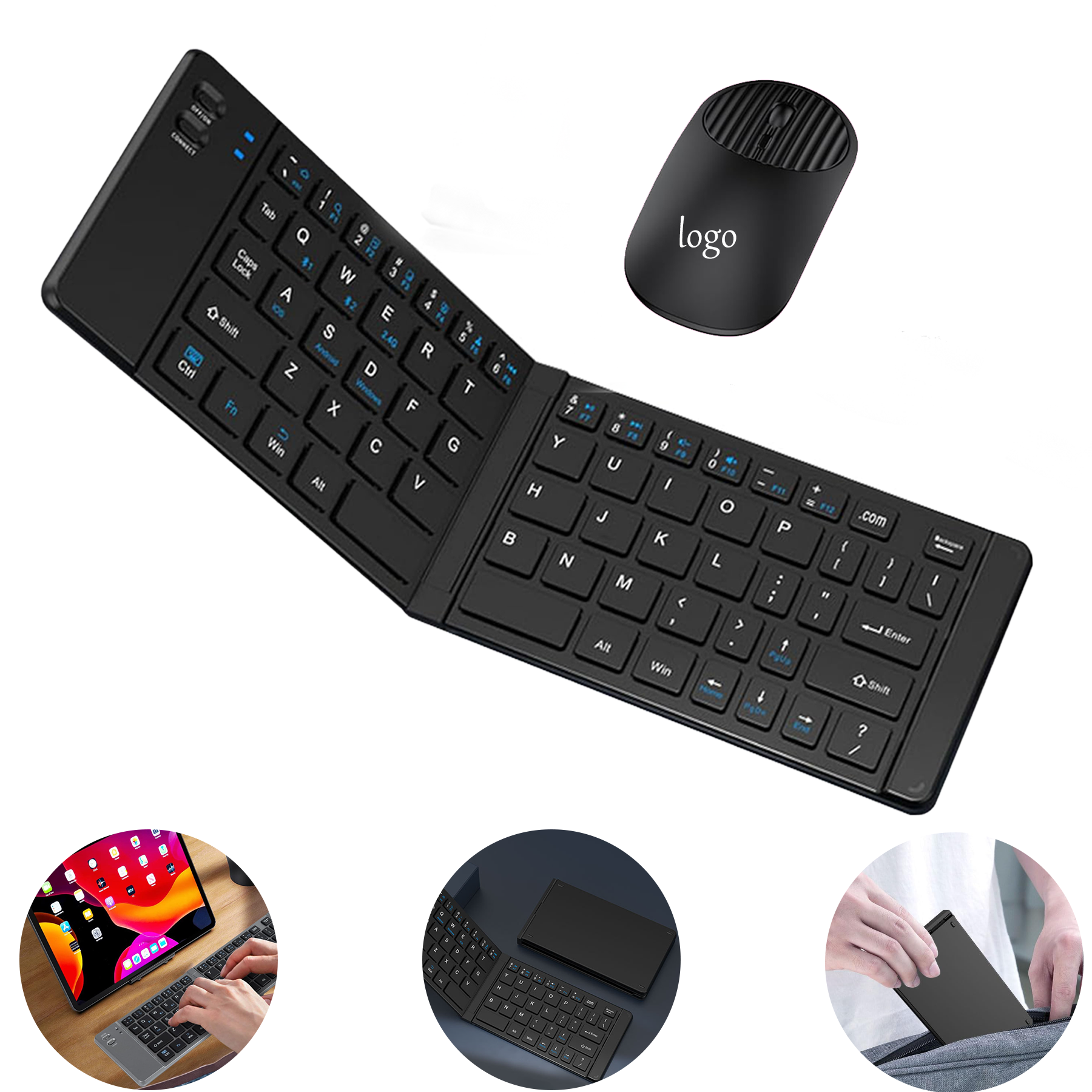 Wireless Foldable Keyboard Set 1