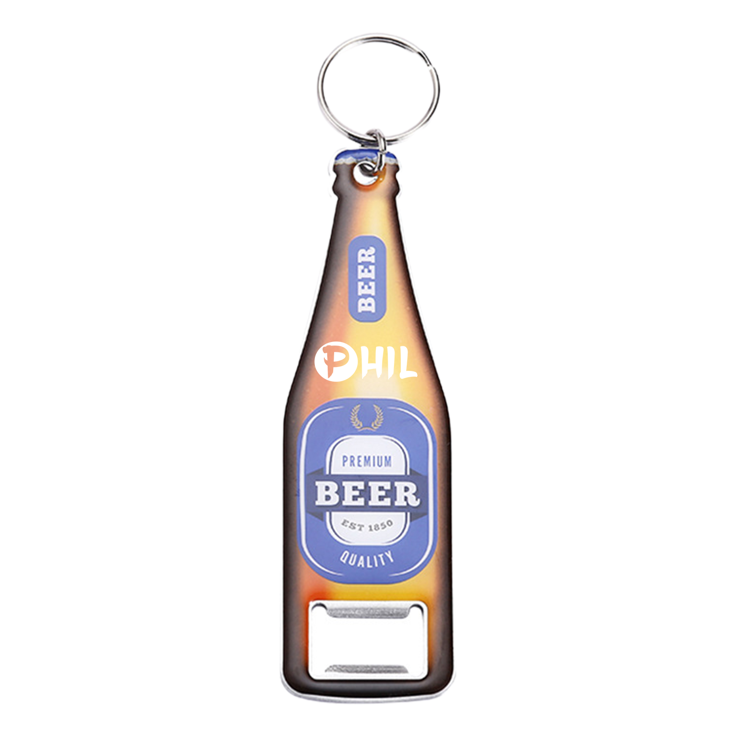 Personalized custom pattern bottle opener