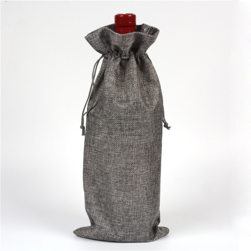 Wine Burlap Bags 4