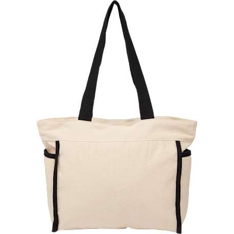 10oz Organic Cotton Accent Tote 2