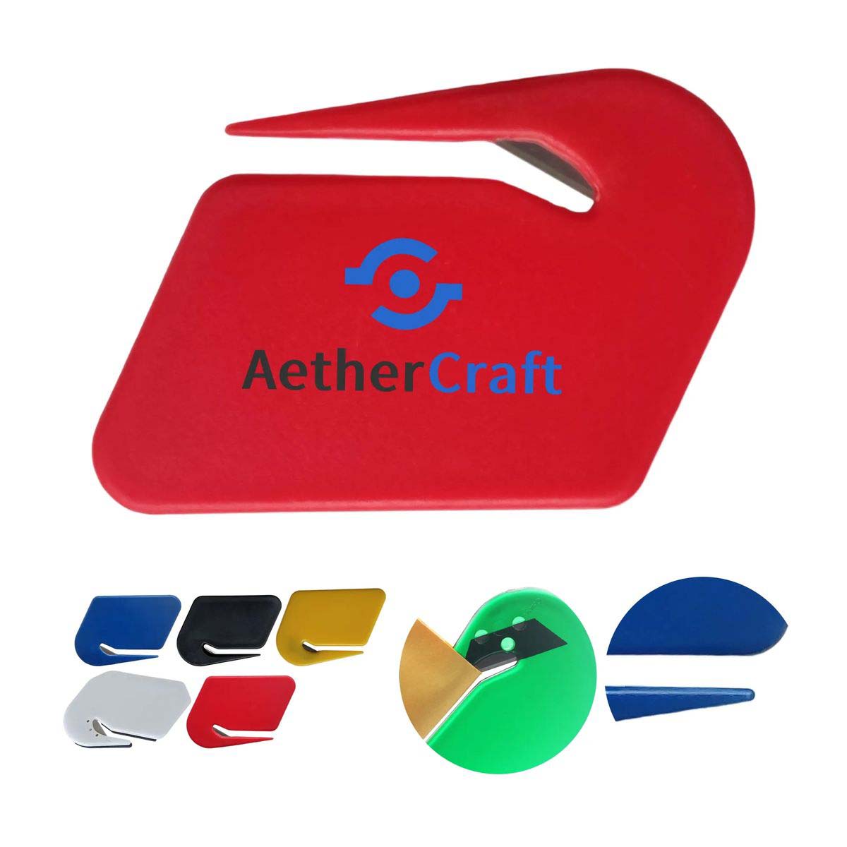 Compact Plastic Envelope Opener with Safety Blade 2