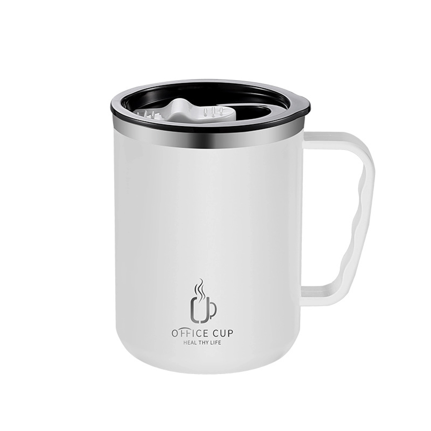 17 Oz. Stainless Steel Coffee Mug With Handle 4