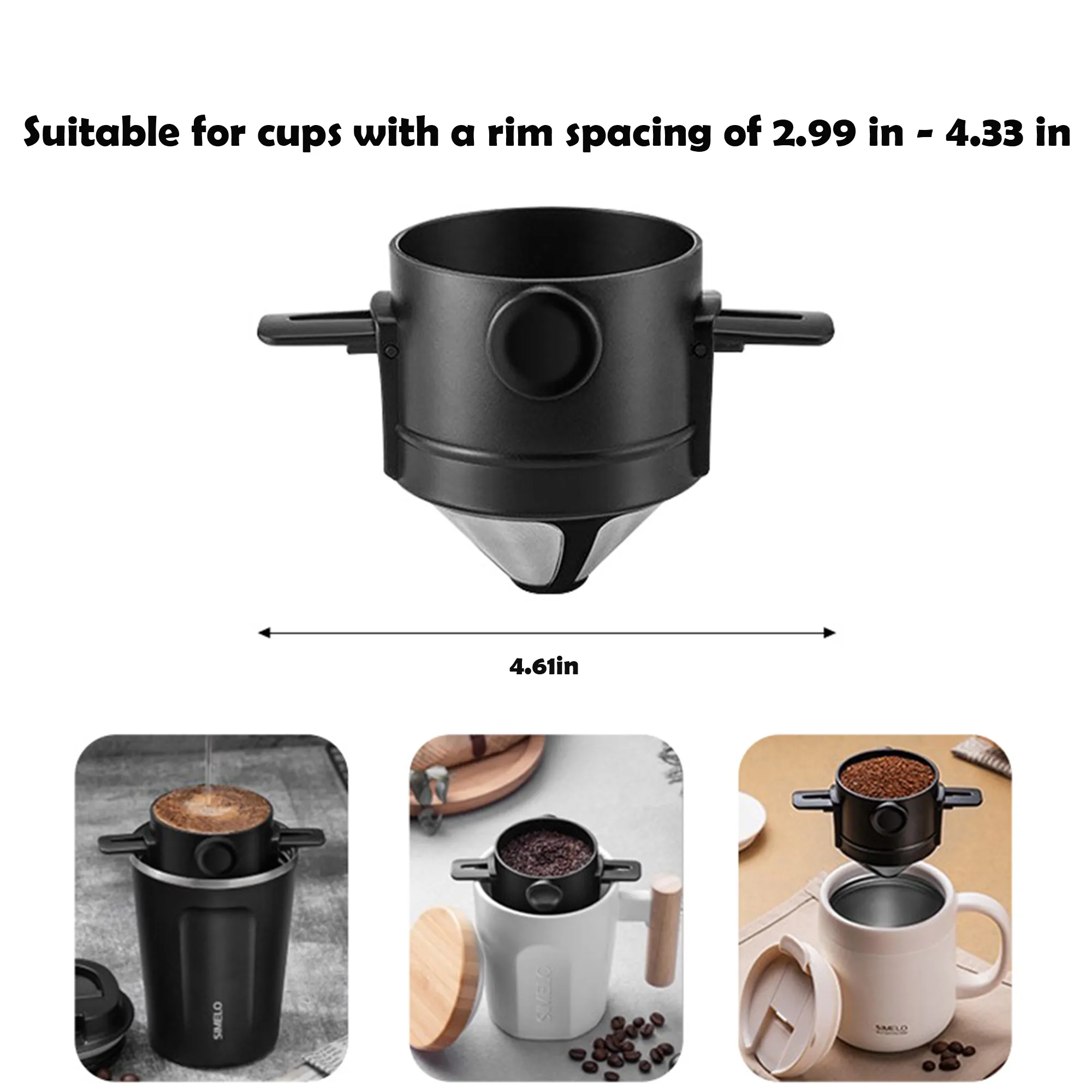 Portable Stainless Steel Reusable Coffee Filter 2