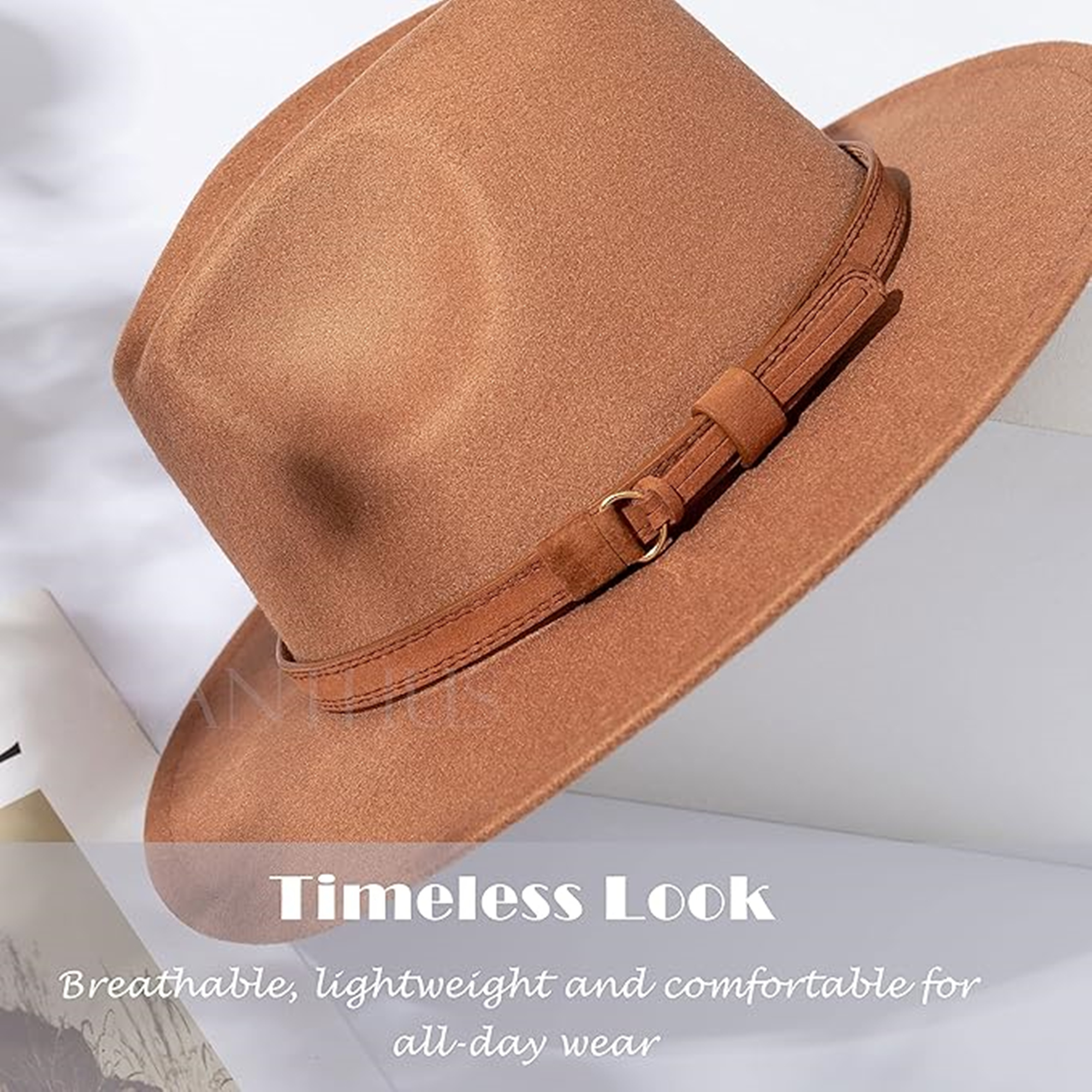 Womens Classic Fedora Hat 2