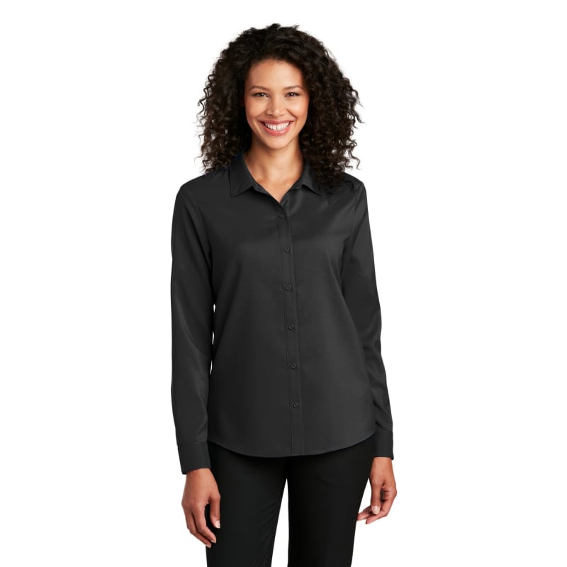 Port Authority Ladies Long Sleeve Performance Staff Shirt 4