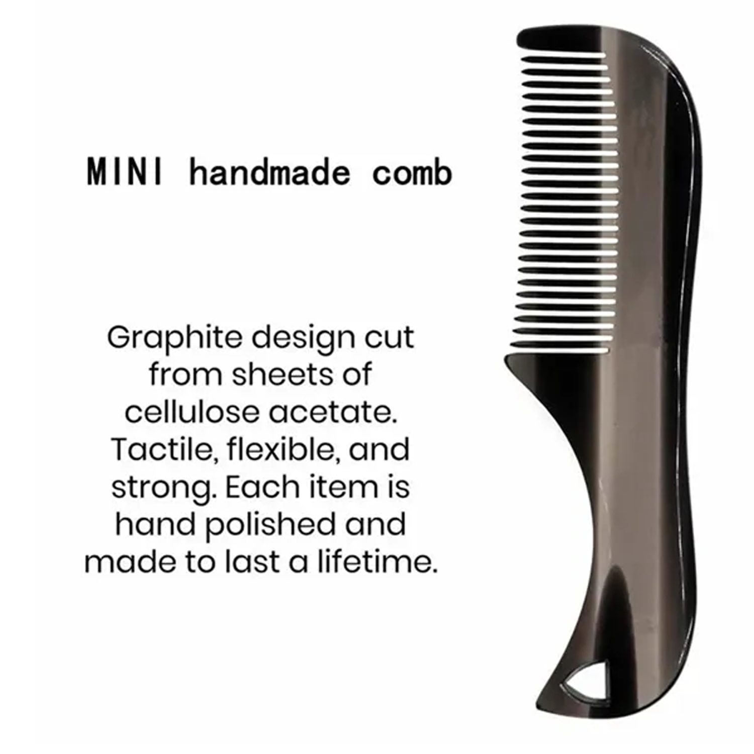 Plastic Mini Mustache Comb 5