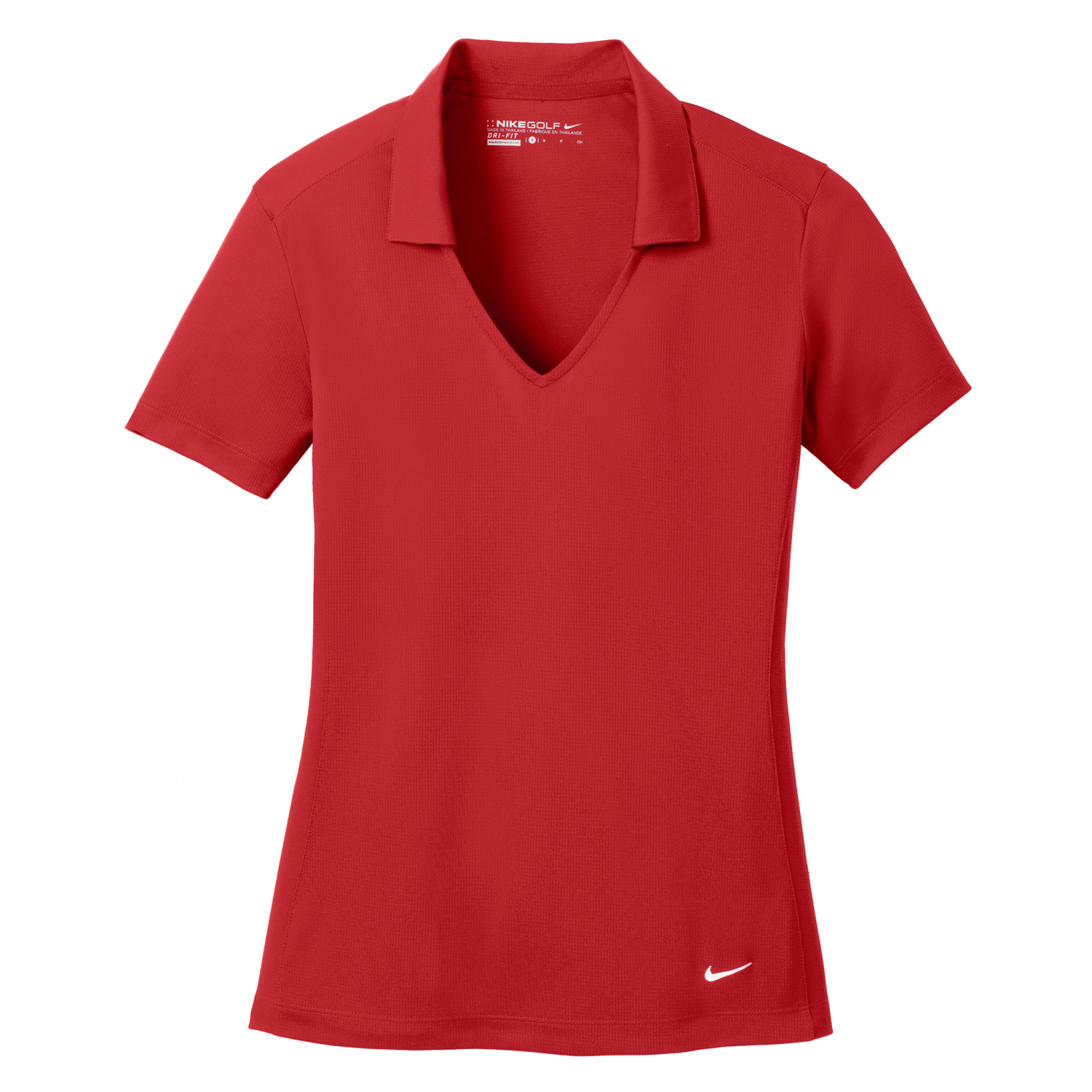 Nike Ladies Dri-FIT Vertical Mesh Polo w/ Screen Print 4.4oz 3
