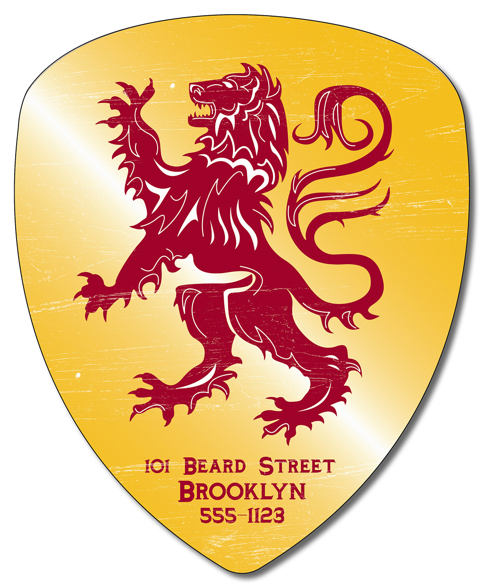 Magnet - Badge / Crest / Shield Shape (4x4.9) - 20 mil. 1