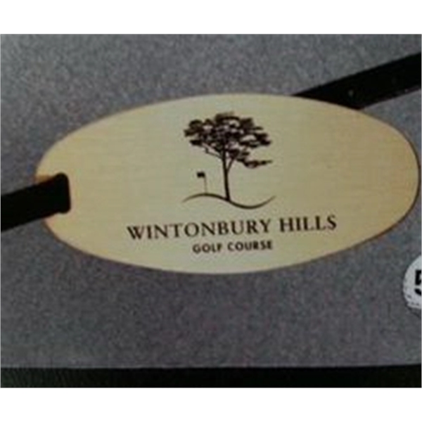 Brass Golf Tags (2" x 3 1/2'') 2