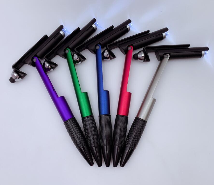 4 in 1 Sleek Touchscreen Light Stylus Pen with Phone Stand 2