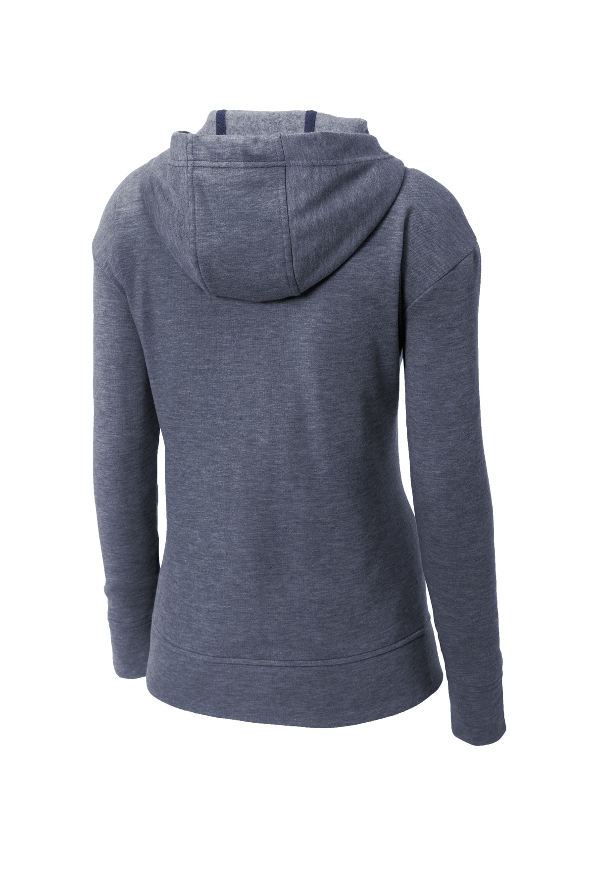 Sport-Tek Women's PosiCharge Tri-Blend Wicking Fleece Full-Zip Hooded Jacket LST293 2