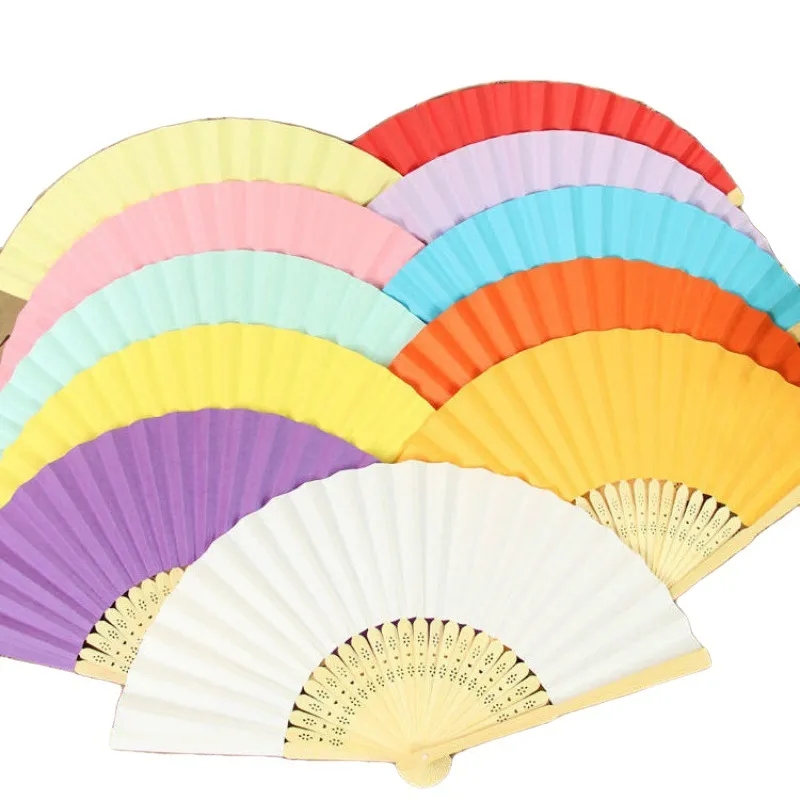 Bamboo Paper Folding Fan 1
