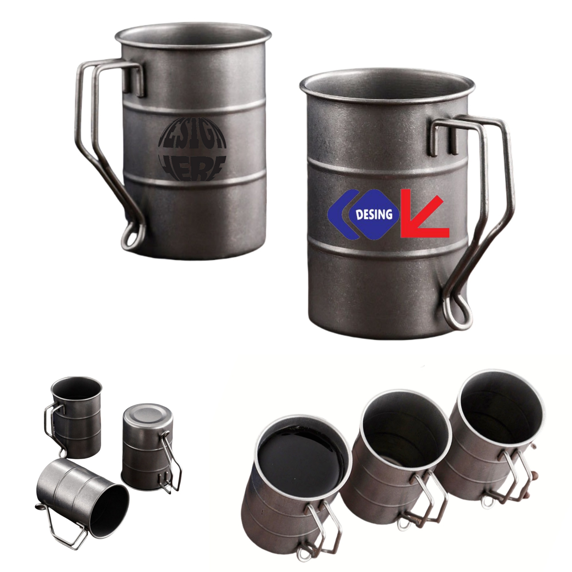 17 OZ Vintage Stainless Steel Cup 3