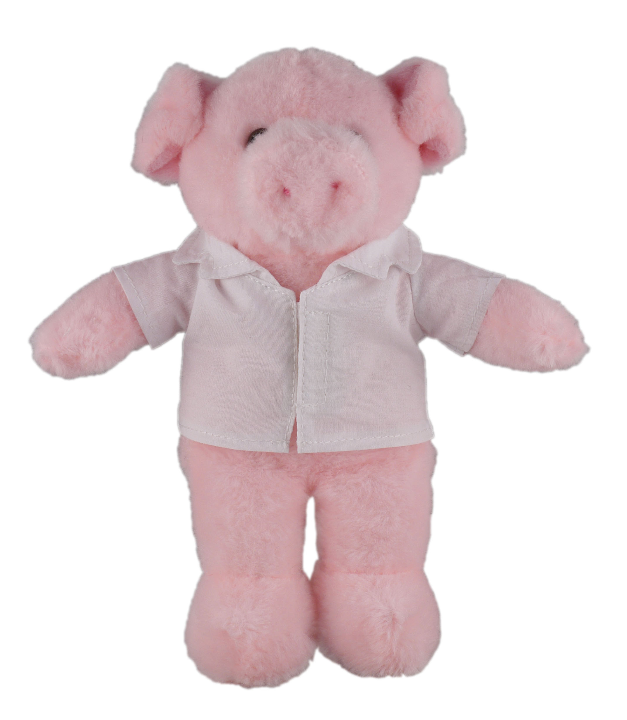 Soft Plush Stuffed Pig in doctor's jacket.