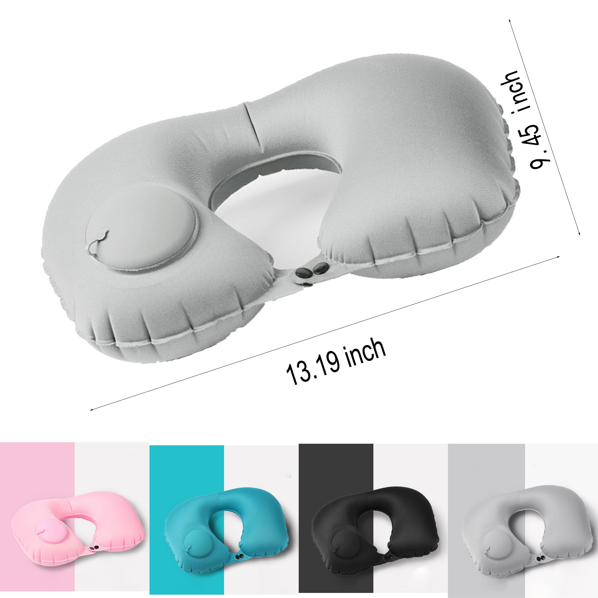 Self-Inflatable Neck Pillow Portable 2