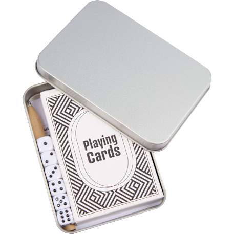 Playing Cards & Dice Game Set 40