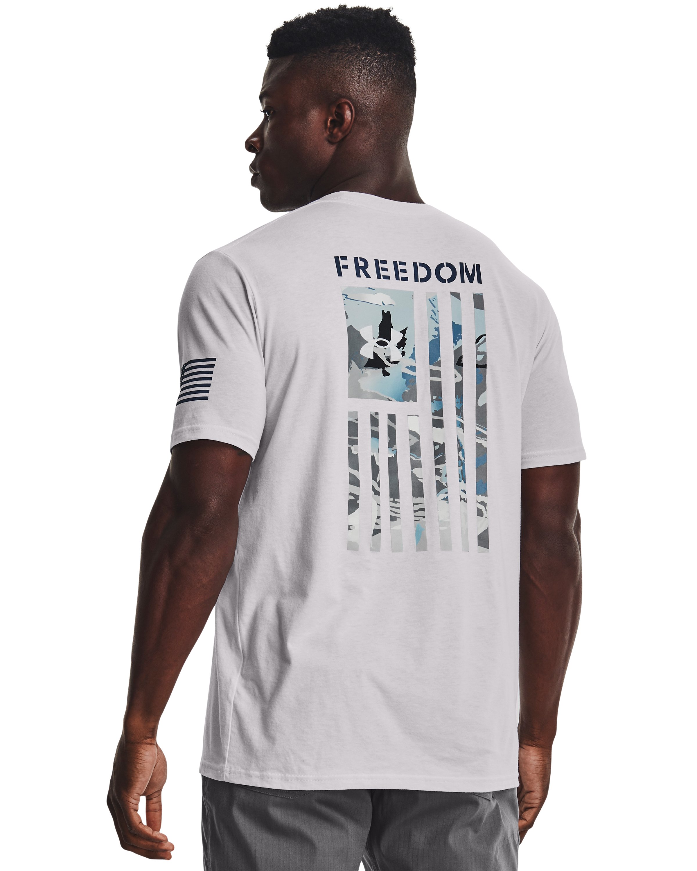 UA Freedom Flag Camo Men's T-Shirt 4