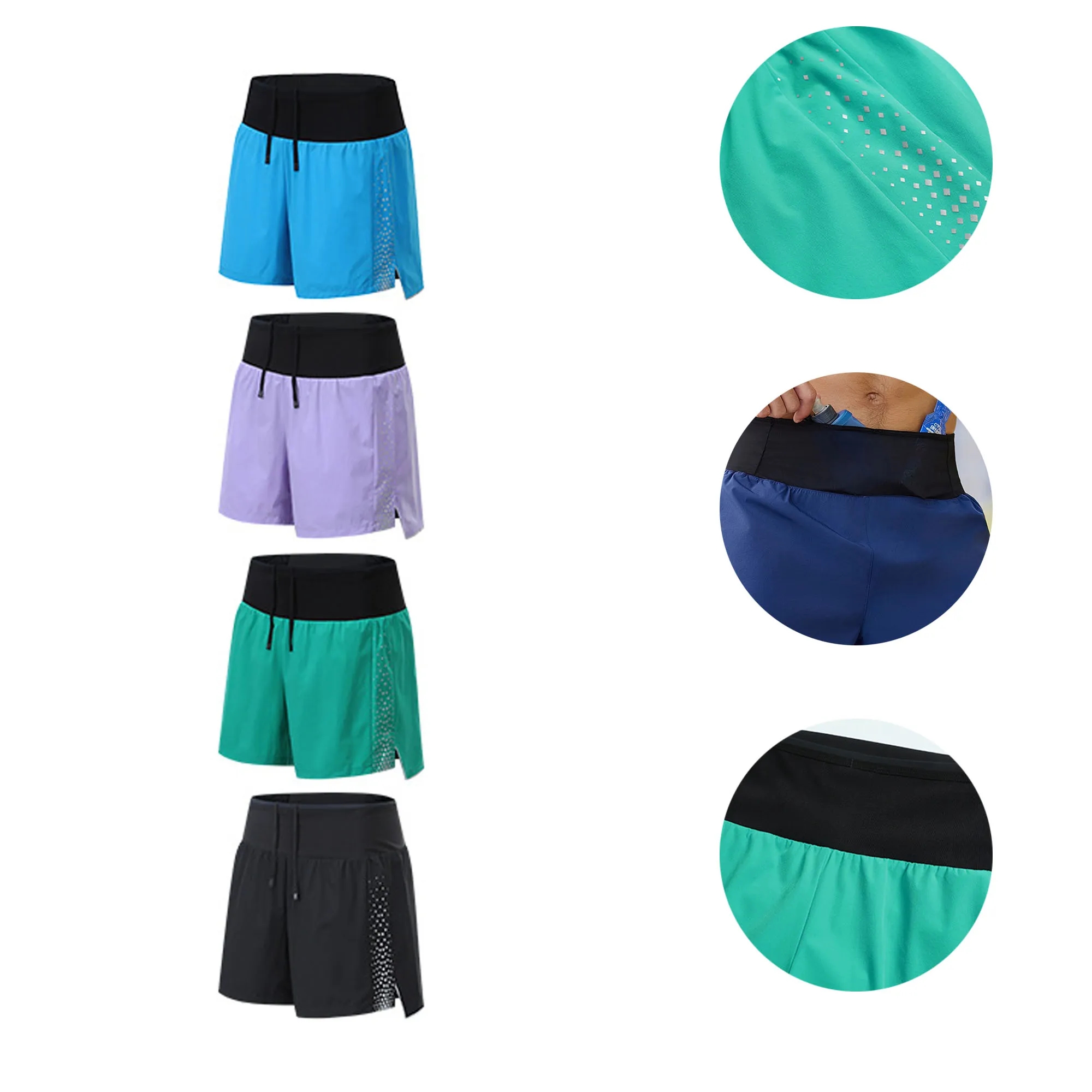 Sweat-Wicking Marathon Shorts With Logo For Marathon