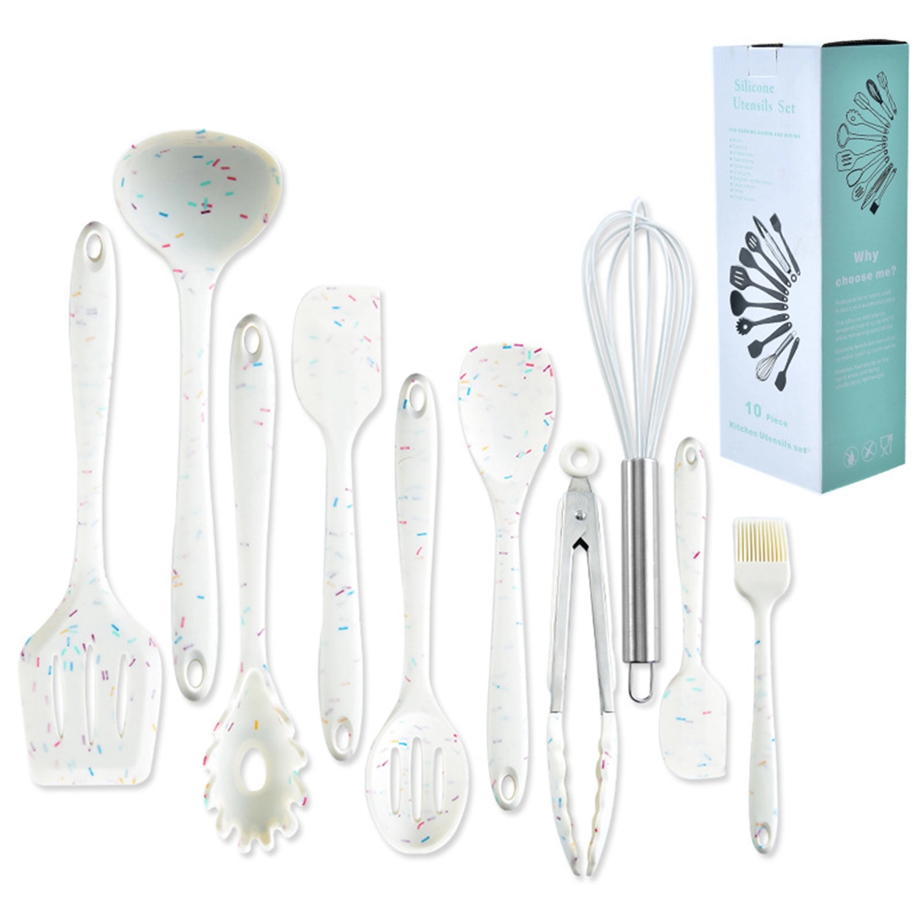 10 Pcs Non-Stick Kitchen Utensils Set 3