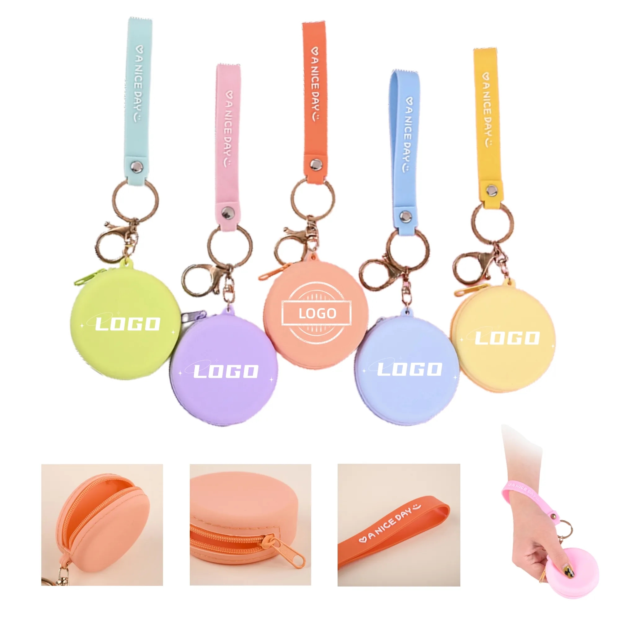 Cute Silicone Coin Purse Candy Color Pouch Bag 3