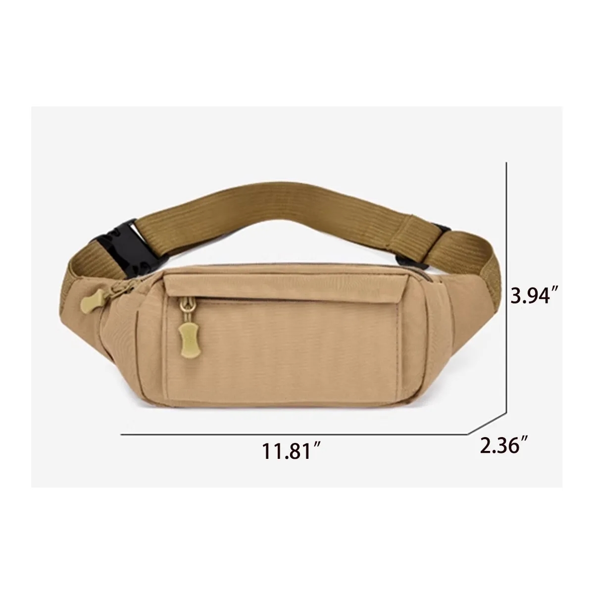Portable Nylon Outdoor Waist Bag Travel Shoulder 2
