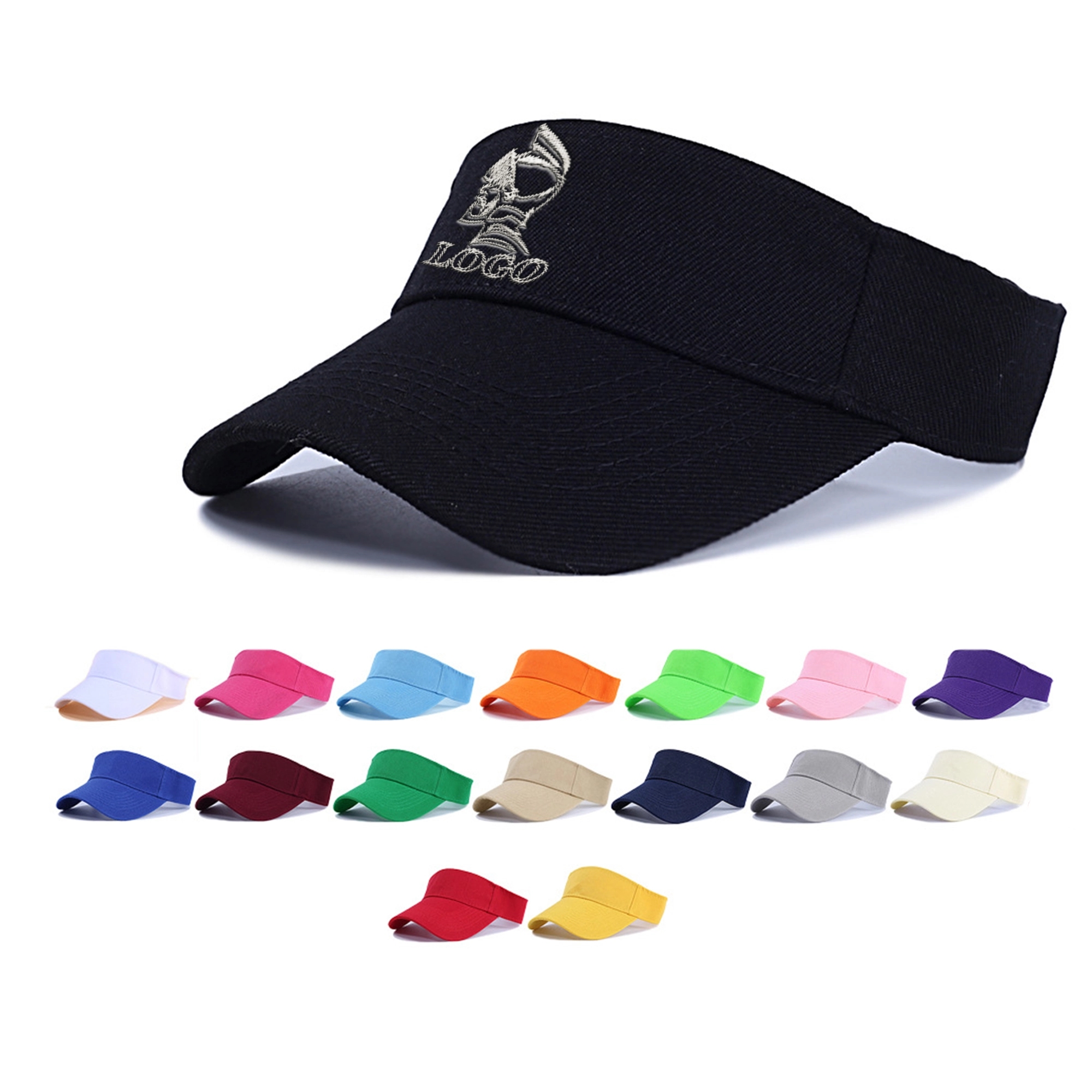 Wide Brim Sun Protection Sports Visor Cap 2