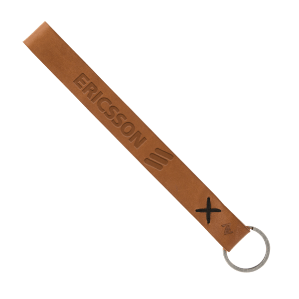 Hayward Leather Wrist Keychain with Metal Split-Ring 6