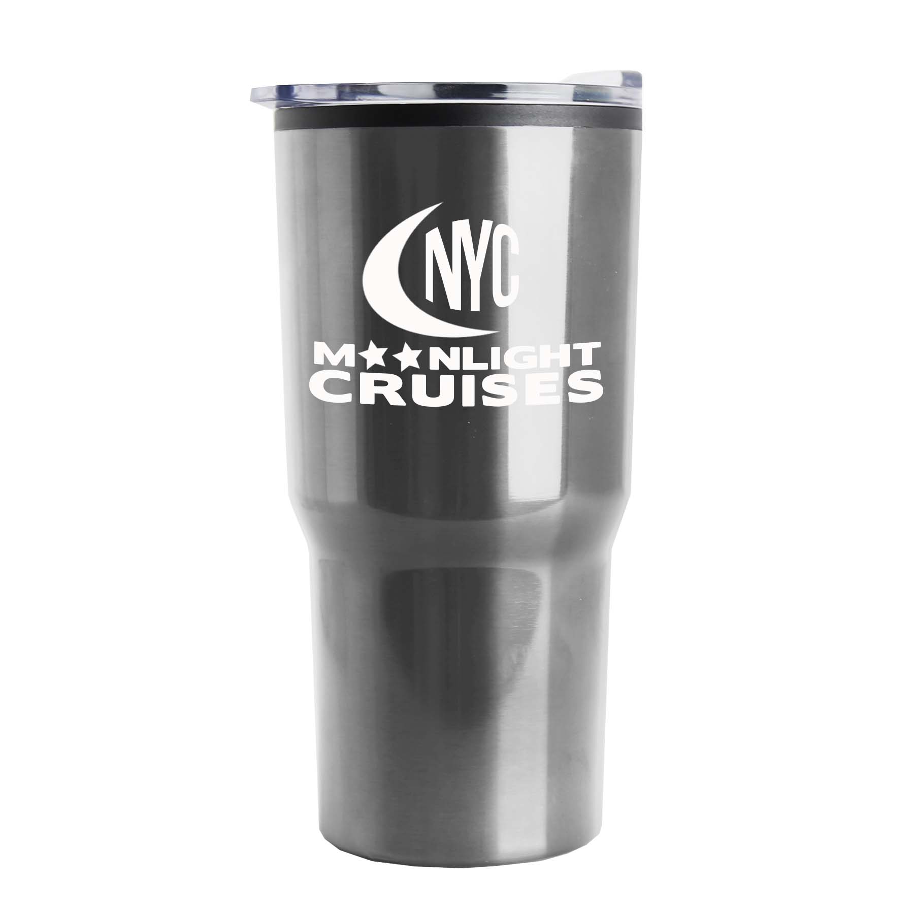 The Carova - 18 oz. Stainless Steel Shell Auto Tumbler 4