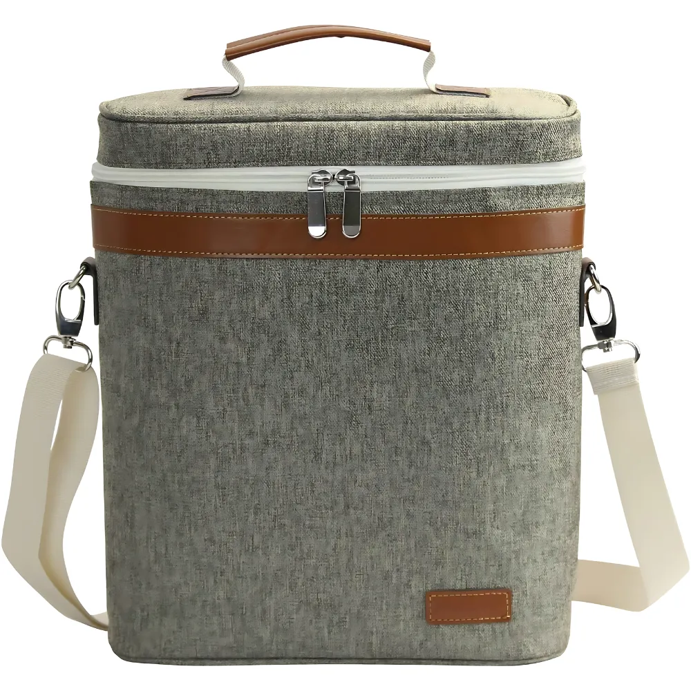 3-Bottle Insulated Wine Tote Carrier 2