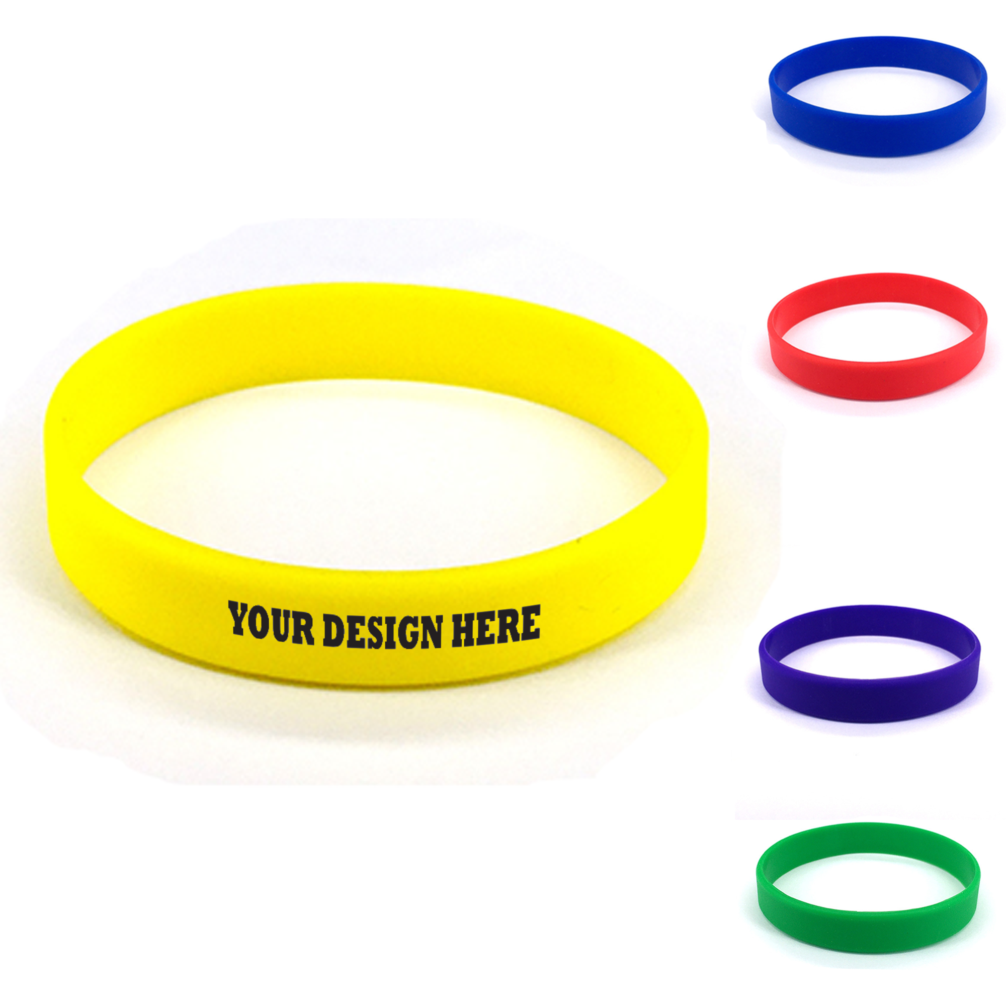 Color-Infused Silicone Wrist Bands 6