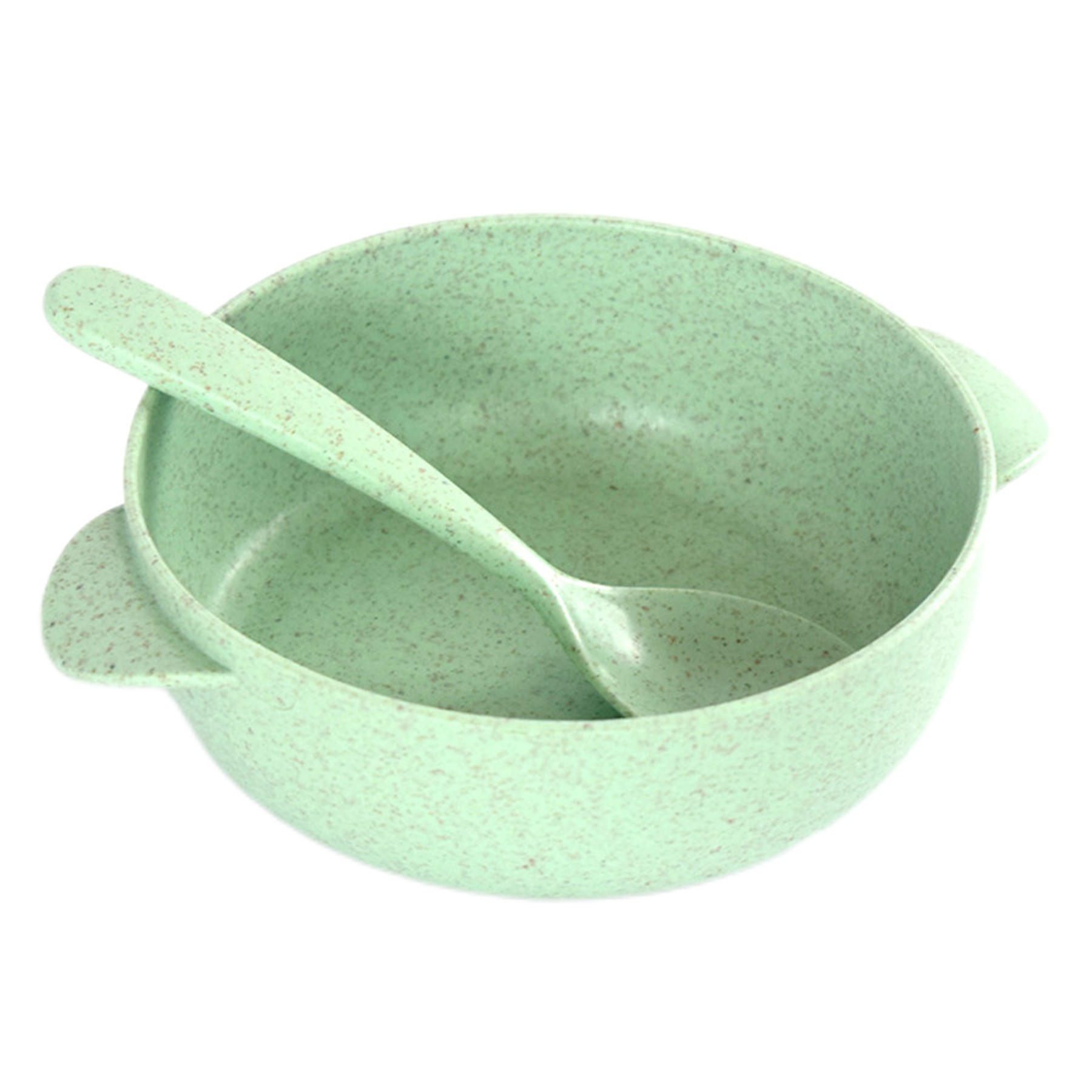 Reusable Wheat Straw Baby Bowl Sets 2