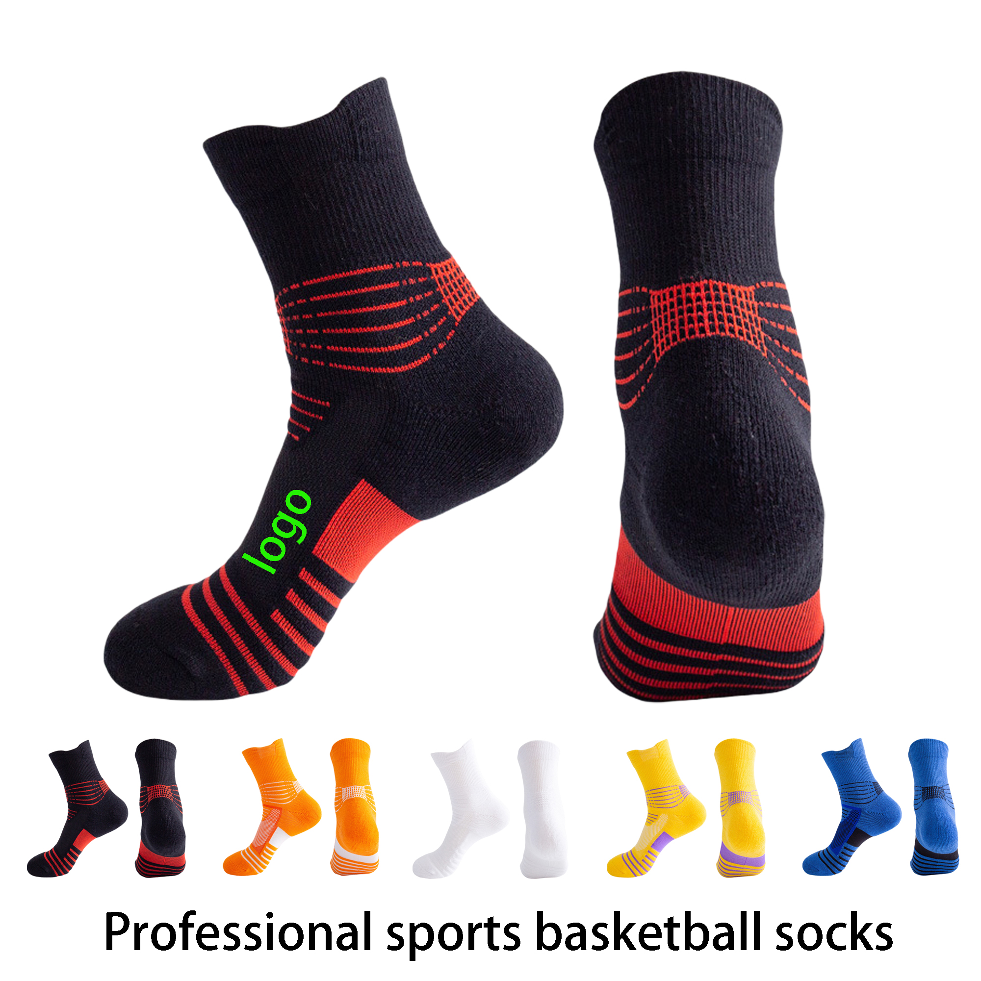 Professional Basketball Socks - Custom Logo, High Performance Athletic Socks 1