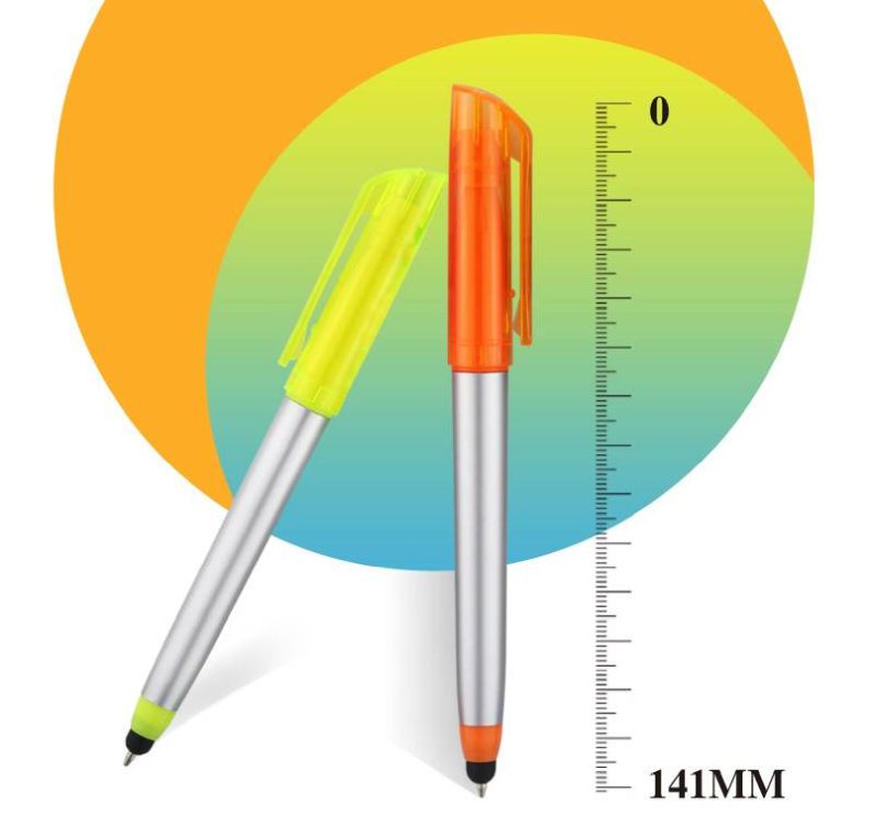 3 in 1 Stylus Ballpoint Pen with Highlighter 4