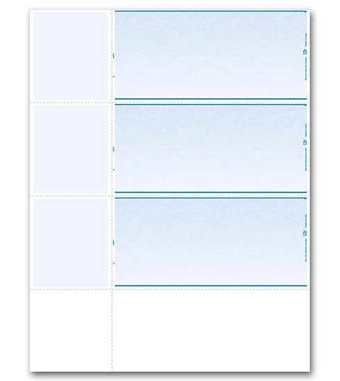 Checks, Laser Wallet, Blank Stock 2
