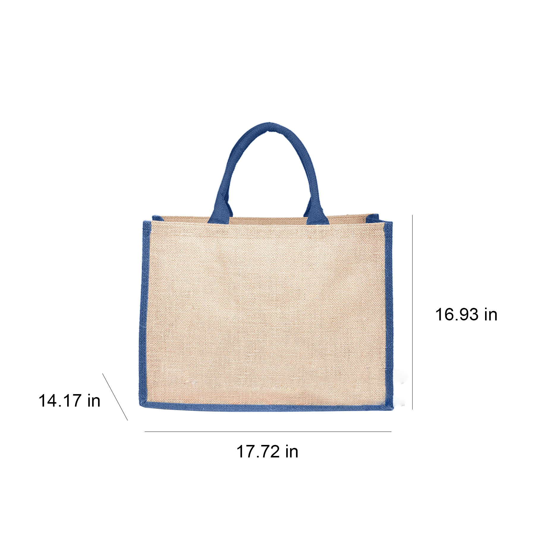 Jute Tote Bag, custom tote bag with logo imprint 6
