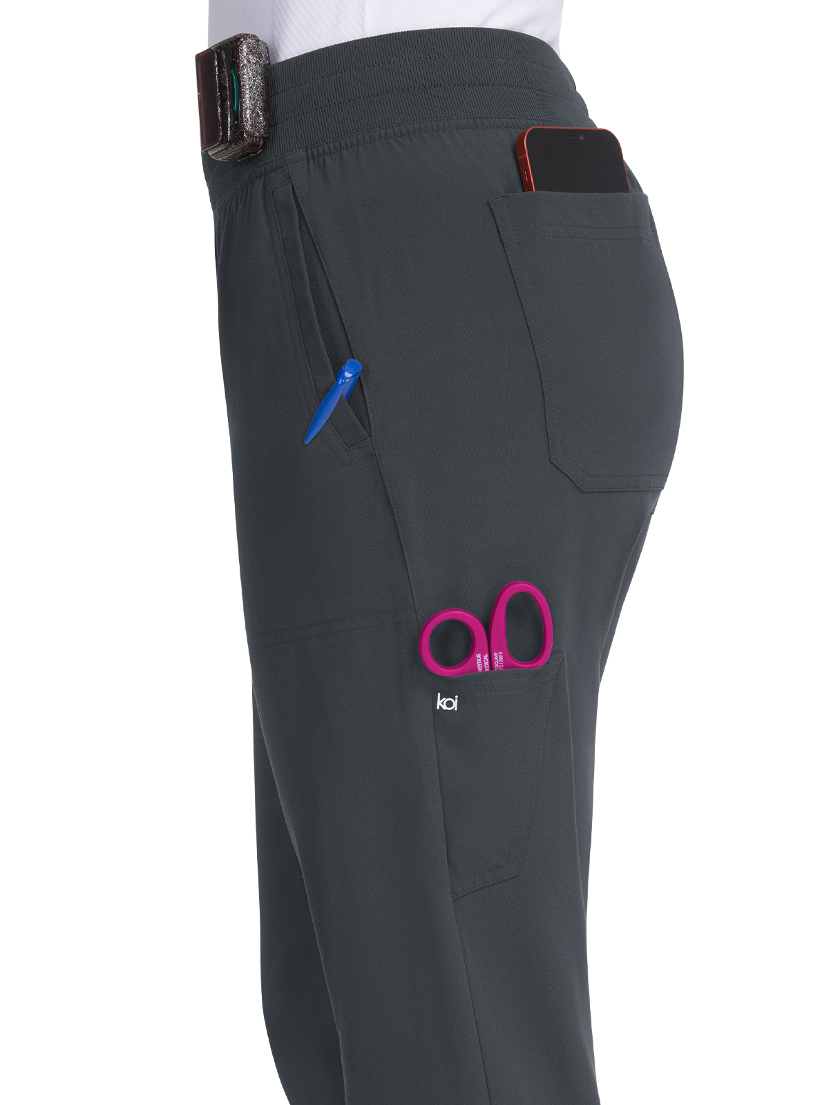 koi - Next Gen - Women's Seven-Pocket Jogger-Style Smart Daily Pant 25