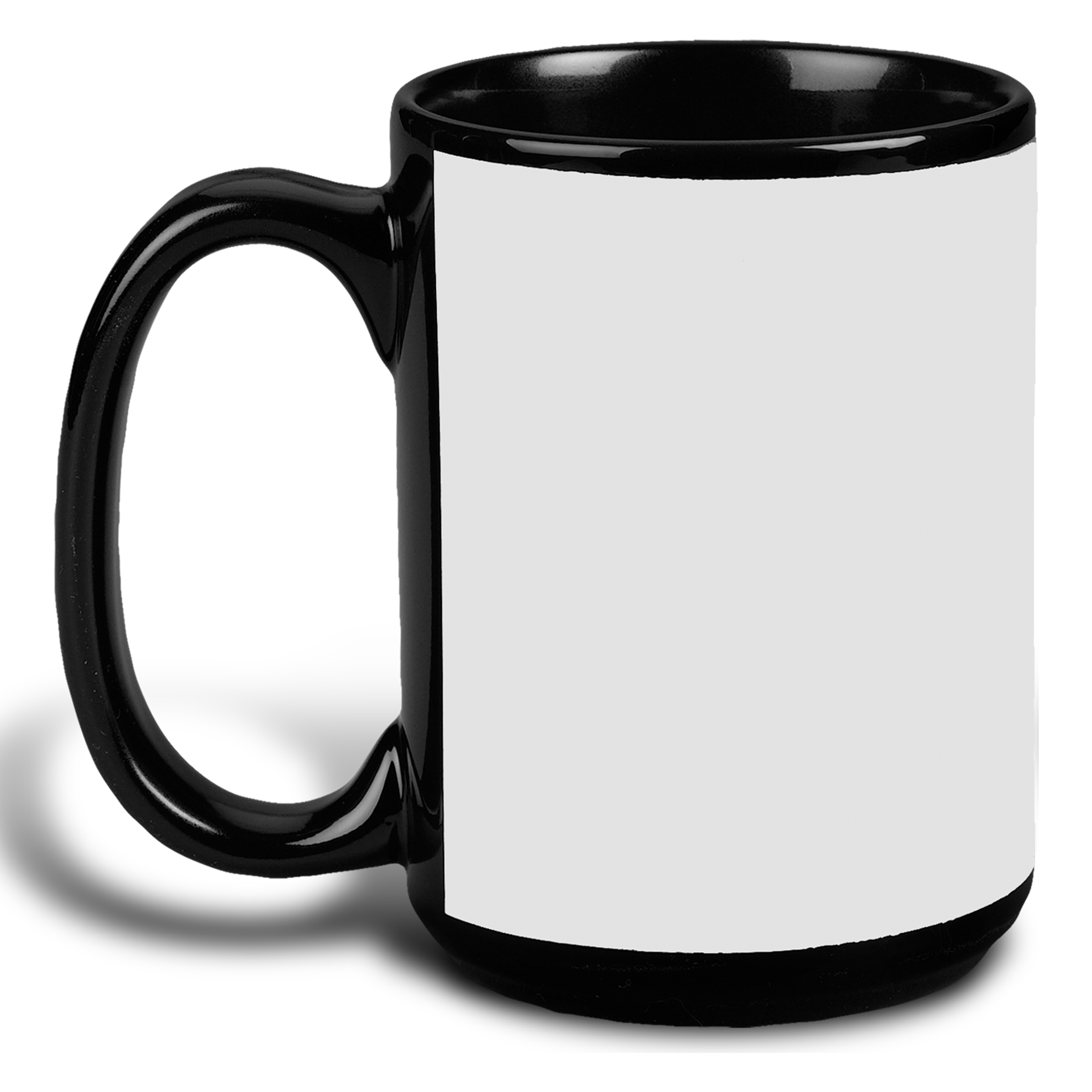 15 Oz. Solid Black Mighty Mug 5
