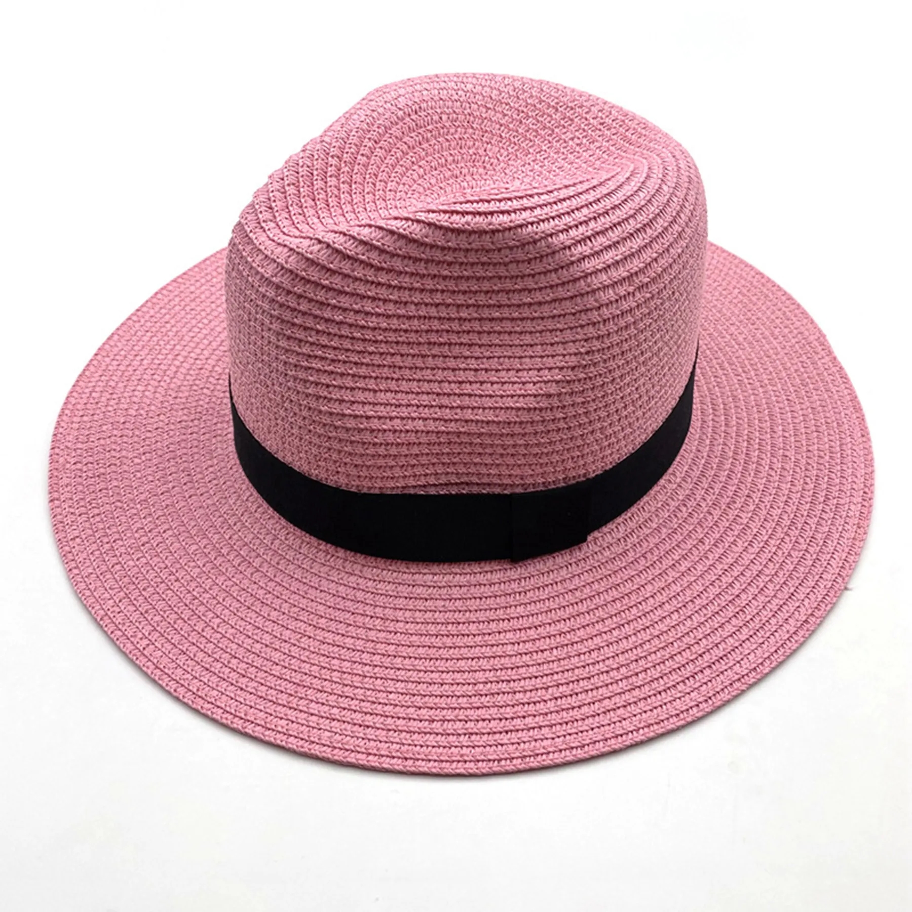 Beach Panama Hats Paper Women Men Straw 9