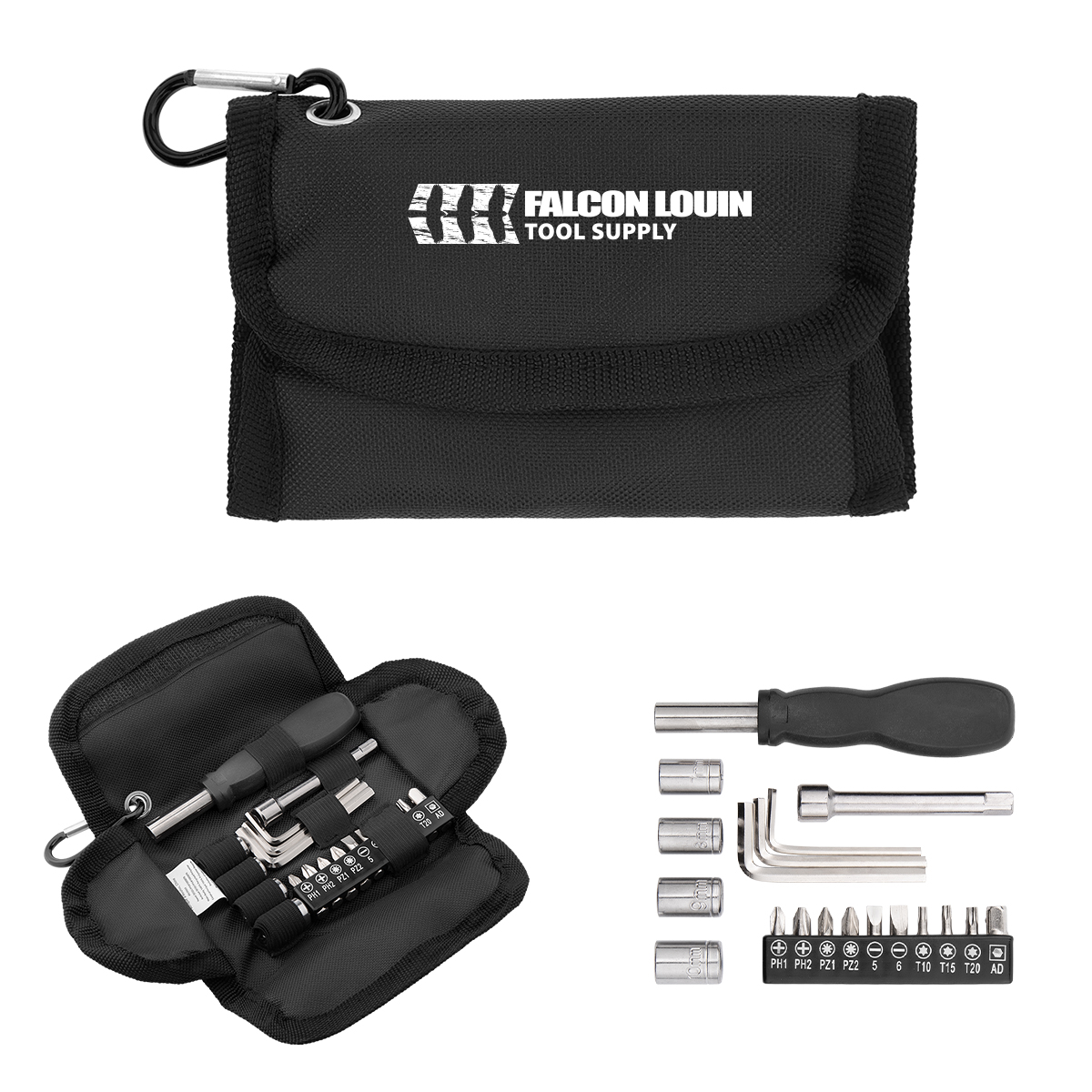 Verto 19-Piece Tool Set With rPET Case 2
