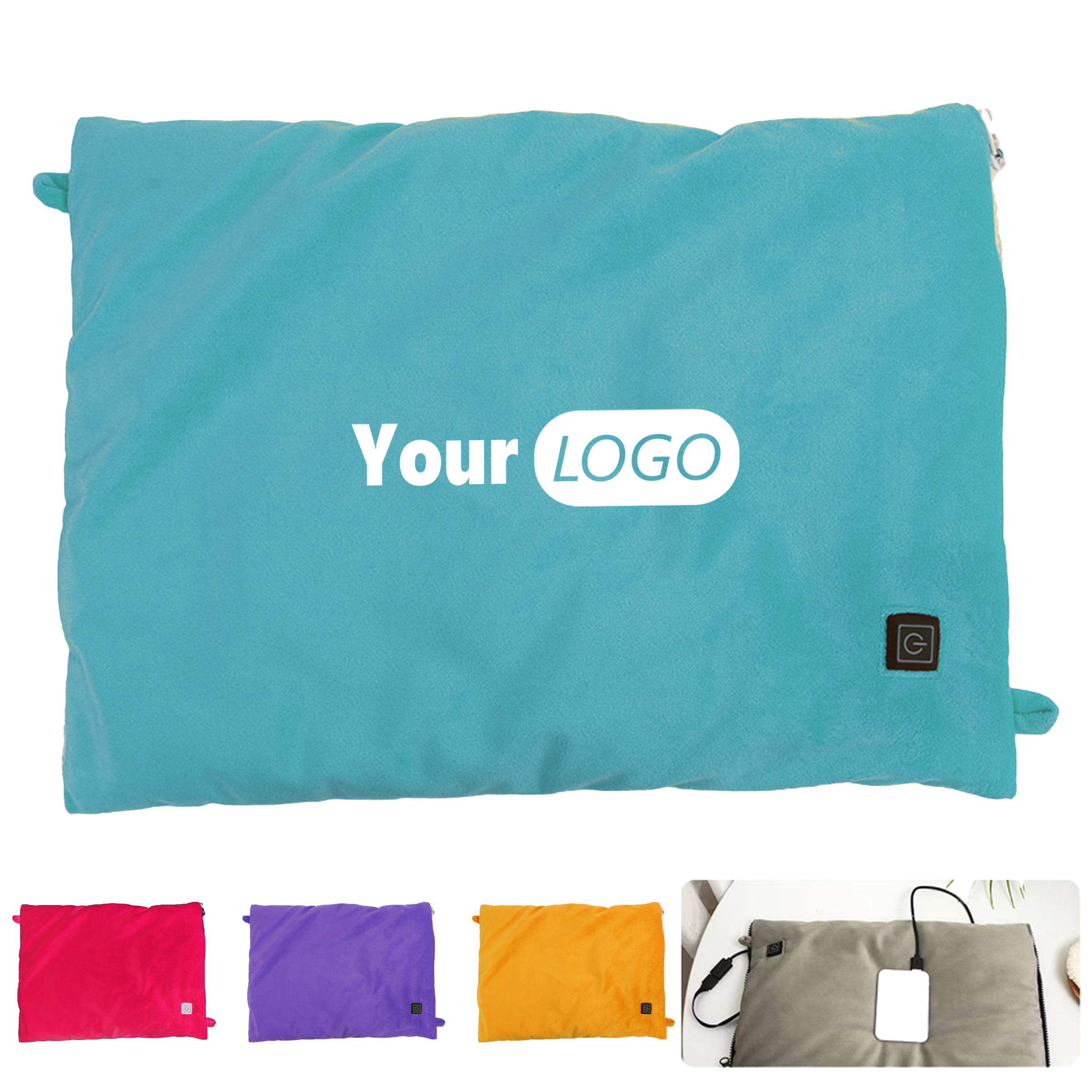 Fleece Compact Electric Heated 2-In-1 Hand Warmer & Power Bank (Moq 25) 1