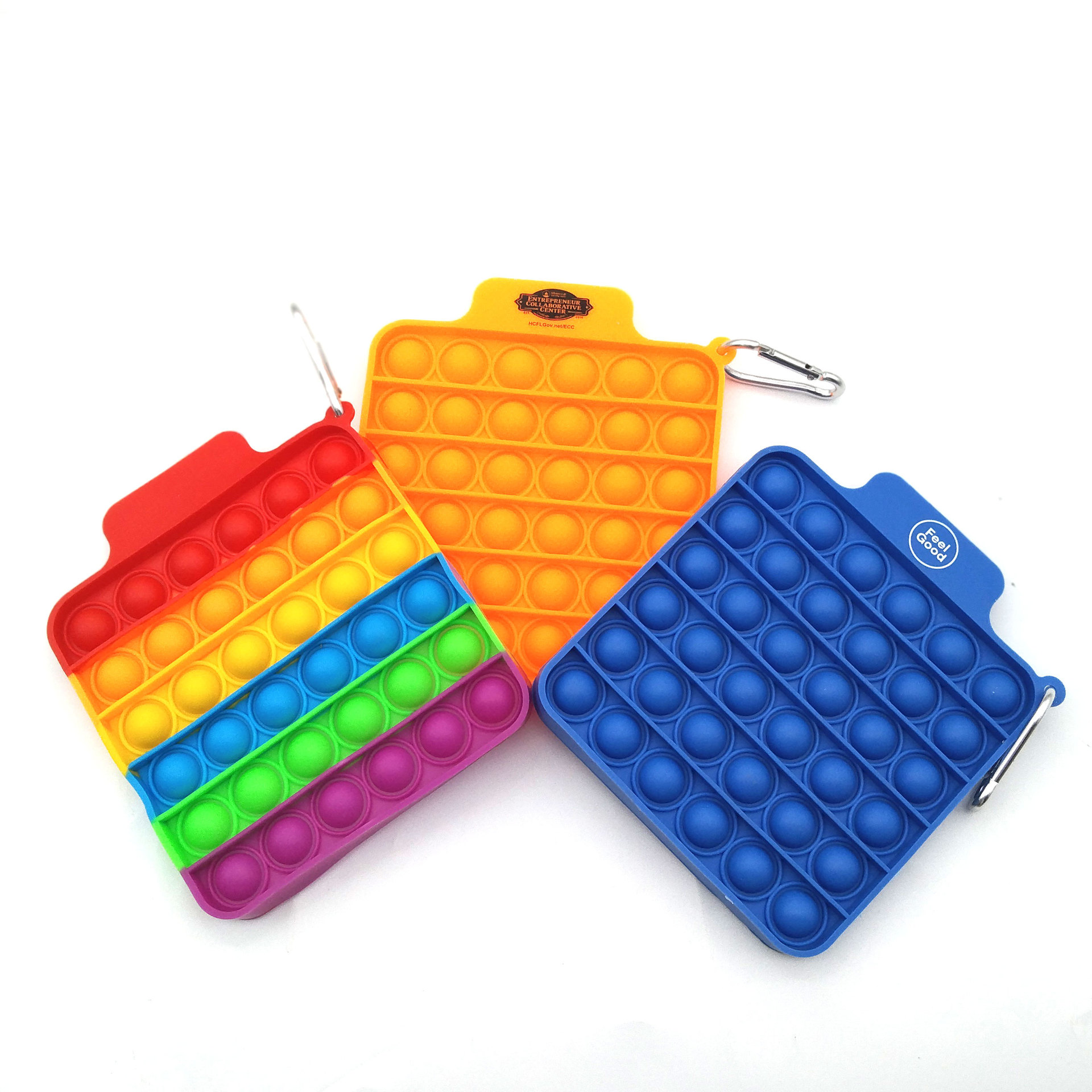 Square Rainbow Push Bubble Fidget Sensory Anxiety Relief Game 4