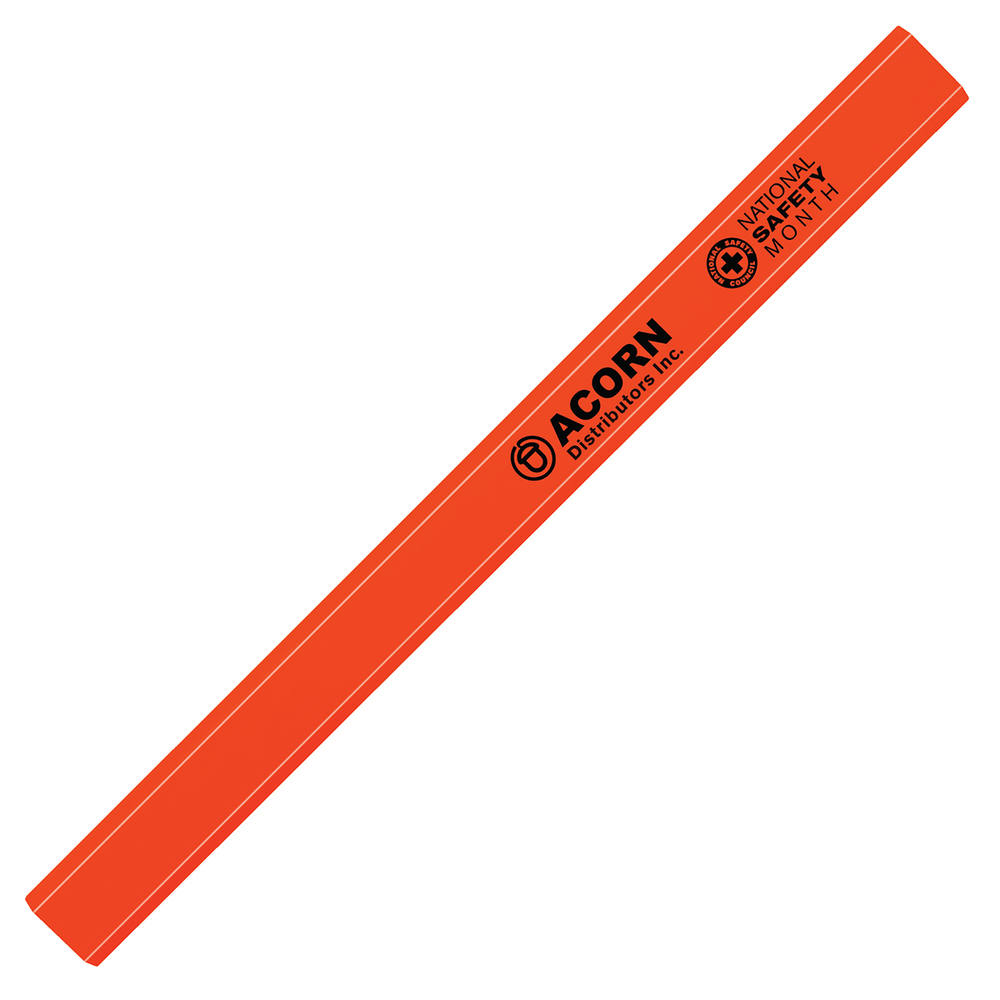Fluorescent Finish Carpenter Pencil 11